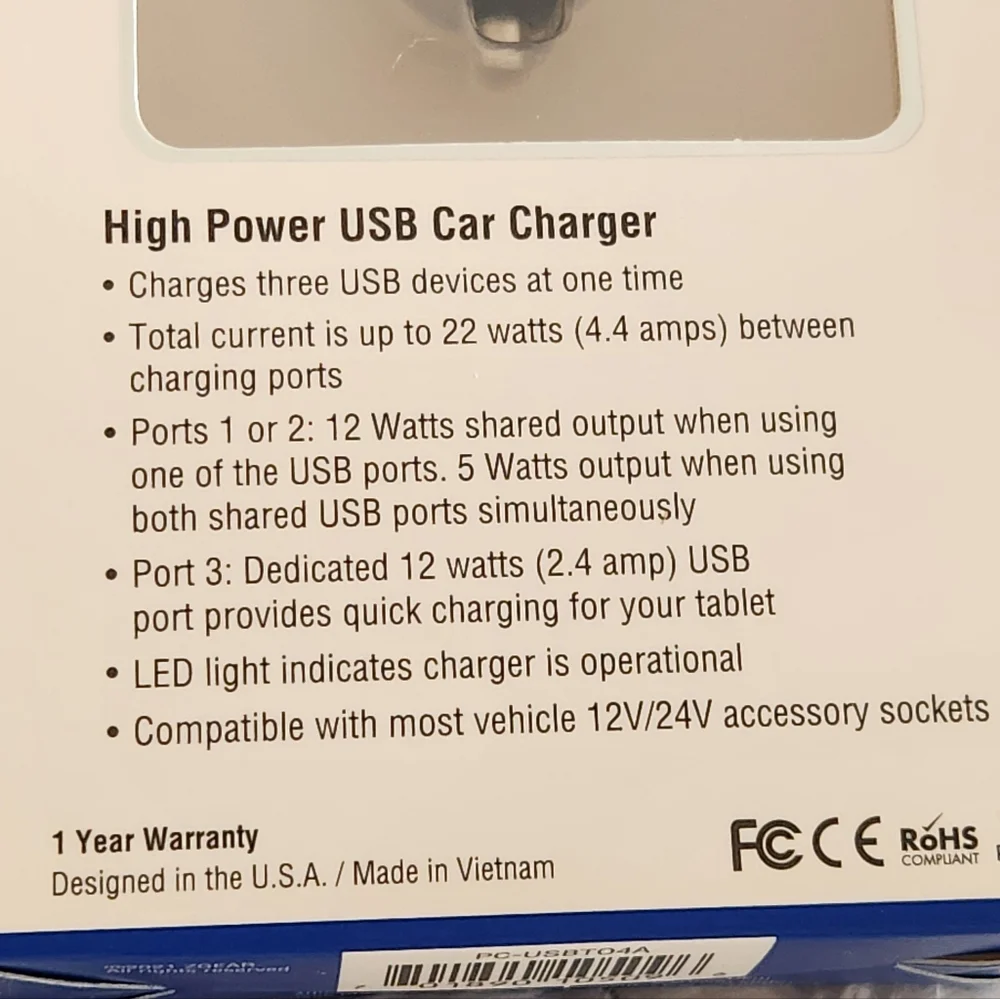 Z GEAR High Power USB Car Charger
